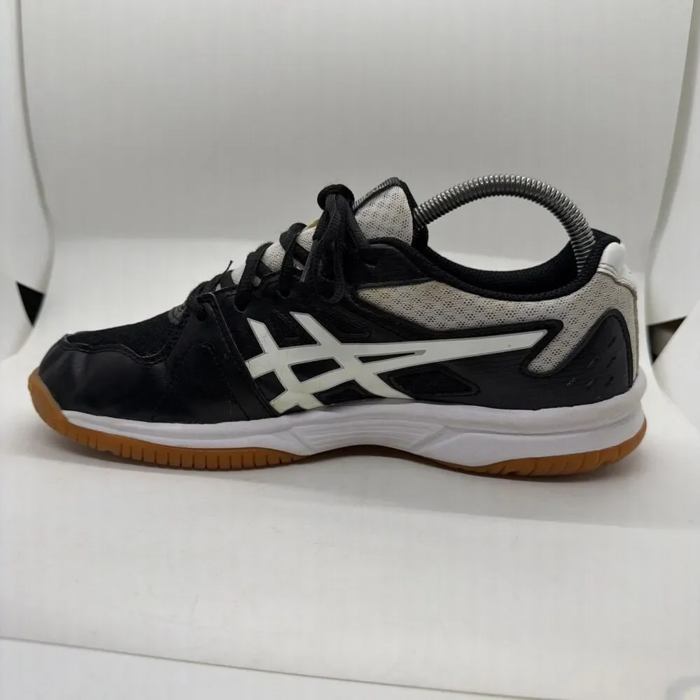 Asics Shoes Womens 9 Gel Upcourt 3 Volleyball Shoe 1072A031 Laced Up Black Slip